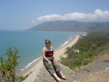Jo on the road to Cairns